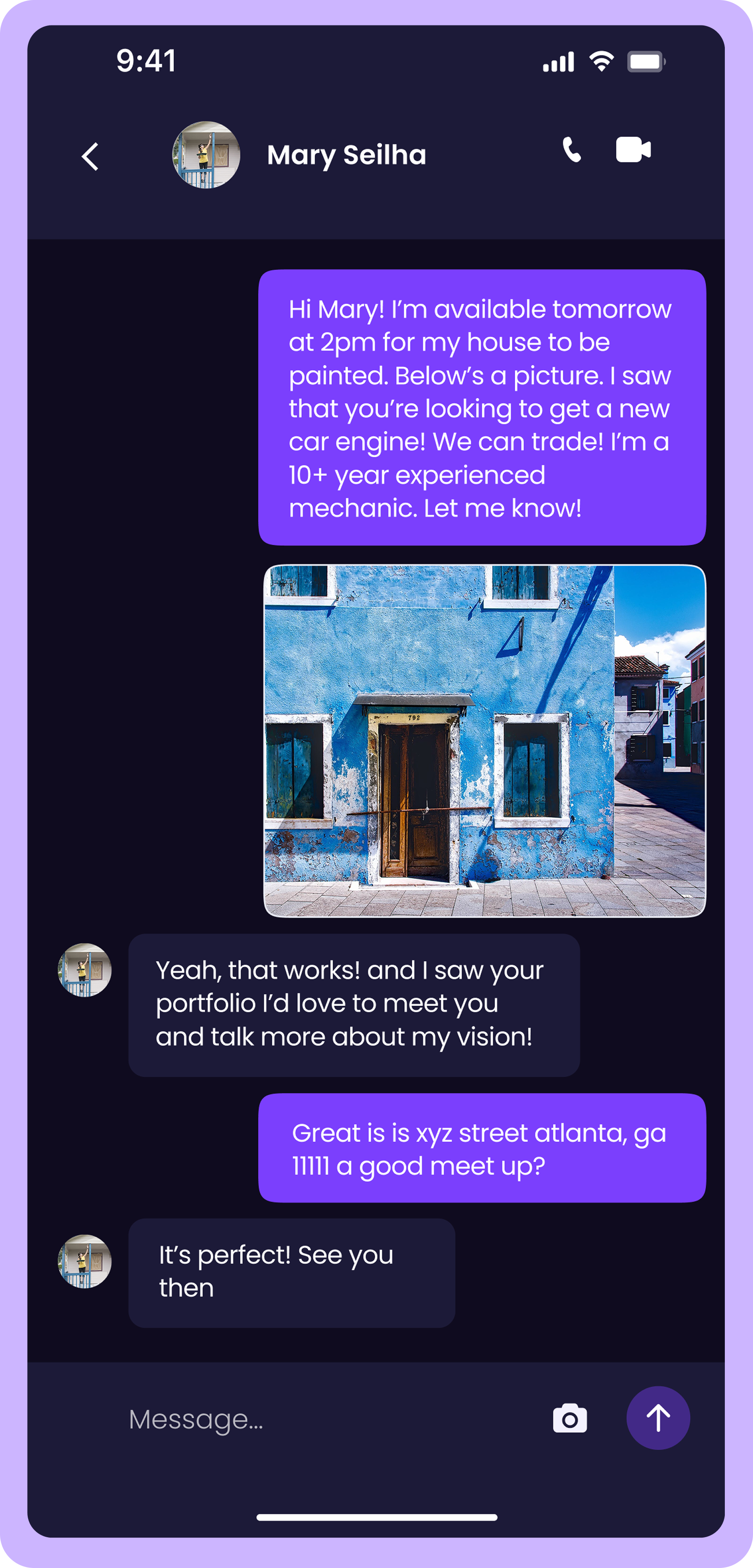 BRTR: Chat and trade negotiation