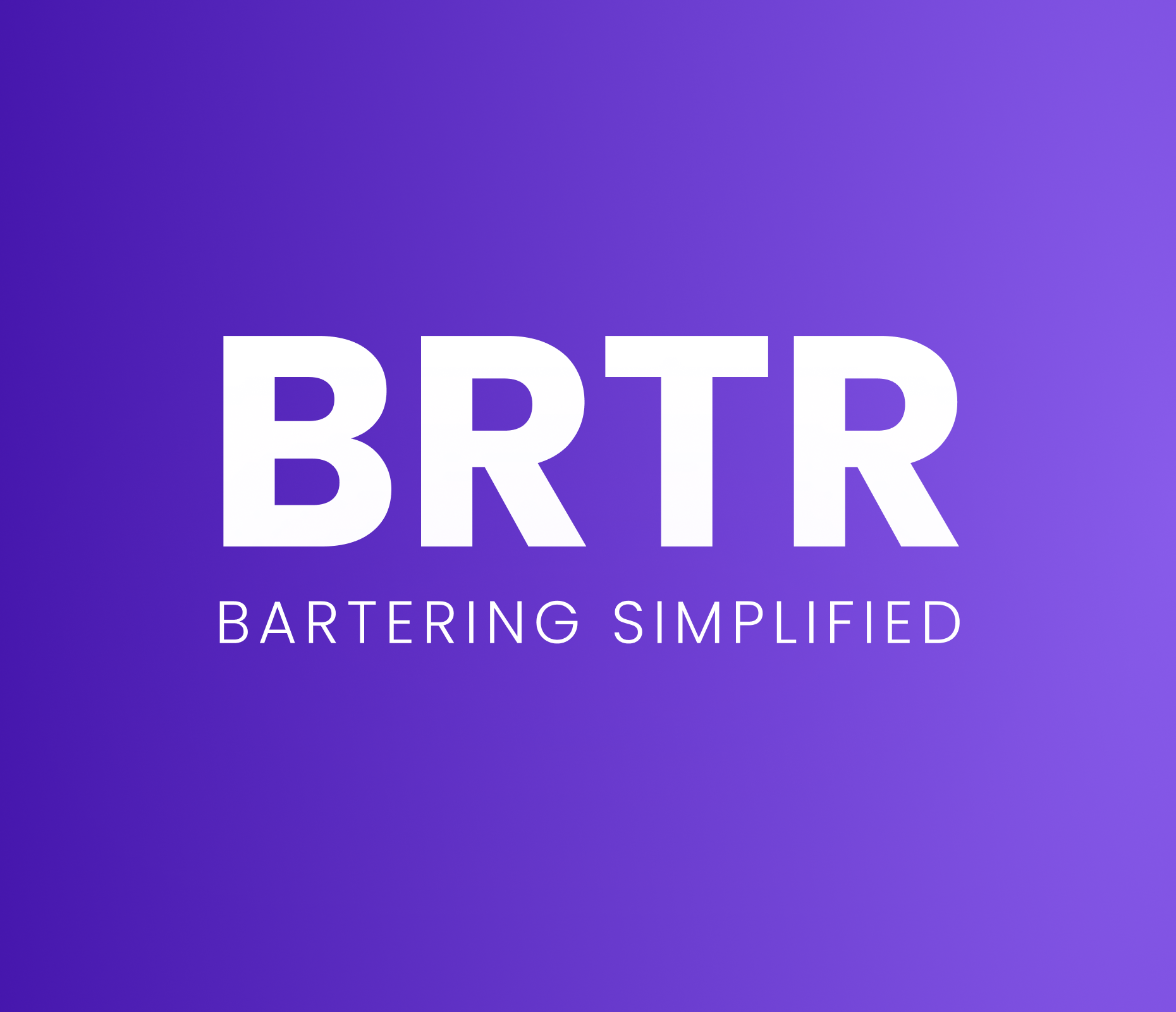 BRTR. Bartering Simplified