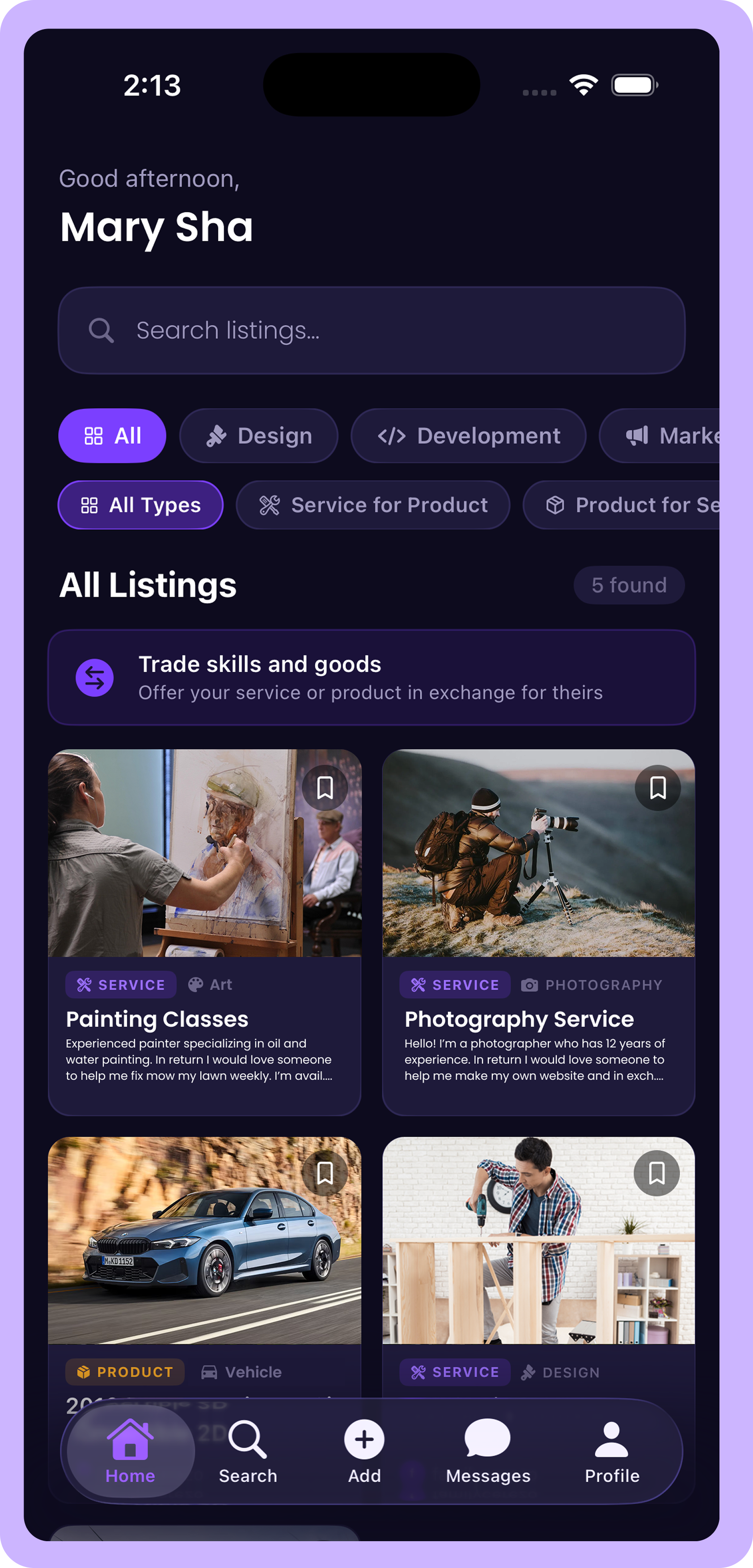 BRTR: Home / Browse listings